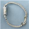Image 3 : Vintage Womans Belaire Diamond Watch in 14k White Gold