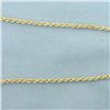 Image 2 : 24 Inch Rope Link Chain Necklace in 14k Yellow Gold