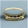 Image 4 : Rainbow Gemstone Ring in 14k Yellow Gold