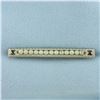 Image 1 : Antique Seed Pearl Pin in 10k White Gold