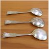 Image 2 : Gorham "Lancaster" Sterling Silver Round Bowl Soup Spoons Set of 3