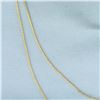 Image 2 : Long Double Strand S-Link Chain Necklace in 14k Yellow Gold