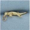 Image 2 : Gecko Charm or Pendant in 14k Yellow Gold