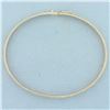 Image 3 : Sandblast  Finish Bangle Bracelet in 10k Yellow Gold