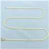 Image 1 : Italian 18 Inch S-Link Serpentine Chain Necklace in 14k Yellow Gold