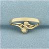 Image 4 : Cultured Pearl and Diamond Ring in 10k Yellow Gold