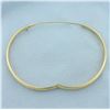 Image 2 : Leaf Nature Design Hinged Bangle Bracelet in 14k Yellow Gold