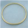 Image 3 : Leaf Nature Design Hinged Bangle Bracelet in 14k Yellow Gold
