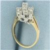 Image 3 : 1.5ct Diamond Waterfall Ring in 14k Yellow Gold
