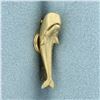 Image 2 : Aloha Humpback Whale Charm in 14k Yellow Gold
