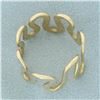 Image 2 : Wave Zigzag Ring in 14k Yellow Gold