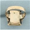 Image 4 : Vintage Cameo Ring in 12k Yellow Gold