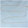Image 1 : Italian 22 Inch Cobra Link Chain Necklace in 14k Yellow Gold