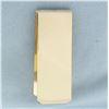 Image 2 : Dollar Sign $ Money Clip in 14k Yellow Gold