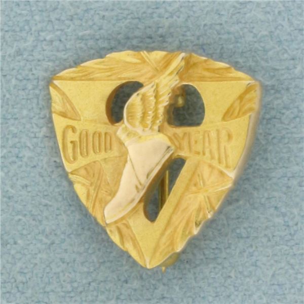Vintage Goodyear Pin in 10k Yellow Gold