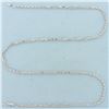 Image 1 : 18 Inch Rope Link Chain Necklace in 14k White Gold