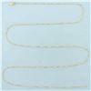 Image 1 : Italian 30 Inch Box Link Chain Necklace in 14k Yellow Gold