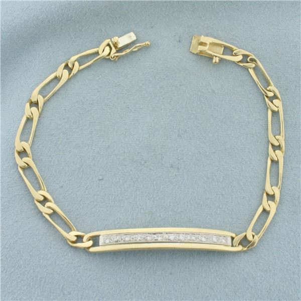 Diamond Bracelet in 14k Yellow Gold