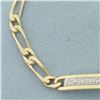 Image 2 : Diamond Bracelet in 14k Yellow Gold