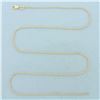 Image 1 : Italian 20 Inch Cable Link Chain Necklace in 14k Yellow Gold