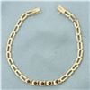 Image 1 : Ruby Bracelet in 14k Yellow Gold