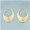 Image 1 : Stud Earring Enhancer Jackets in 14k Yellow Gold