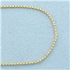 Image 2 : 20 Inch Box Link Chain Necklace in 18k Yellow Gold