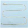 Image 1 : 15 Inch Italian S-Link Chain Necklace in 14k Yellow Gold