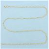 Image 1 : 18 Inch Italian Twisting Curb Link Chain Necklace in 14k Yellow Gold