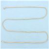 Image 1 : 20 Inch Box Link Chain Necklace in 14k Rose Gold