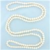 Image 1 : Long Cultured Pearl Strand Necklace