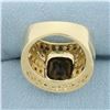 Image 4 : Rainbow Gemstone Statement Ring in 10k Yellow Gold