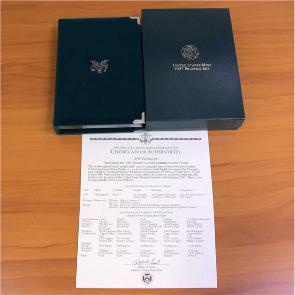 US Mint Botanic Garden Prestige Coin Set OGP