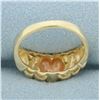 Image 4 : Puffy Heart Ring in 10k Yellow and Rose Gold