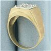 Image 3 : Mens Diamond Ring in 10k Yellow Gold