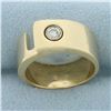 Image 2 : Unique Abstract Design Diamond Ring in 14k Yellow Gold