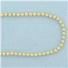 Image 2 : 15 Inch Ball Bead Choker Necklace in 18k Yellow Gold
