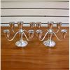 Image 1 : Duchin 5-Light Sterling Silver Candelabras Set of 2