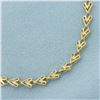 Image 2 : Designer V-Link Bracelet in 14k Yellow Gold