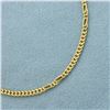 Image 2 : Designer Curb Link Bracelet in 14k Yellow Gold