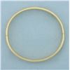 Image 2 : Floral Design Bangle Bracelet in 14k Yellow Gold