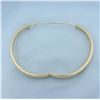 Image 3 : Floral Design Bangle Bracelet in 14k Yellow Gold