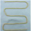 Image 1 : 24 Inch Fancy Rolo Byzantine Link Chain Necklace in 18k Yellow Gold