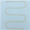 Image 1 : 21 Inch Cable Link Chain Necklace in 18k Yellow Gold