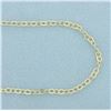 Image 2 : 17 Inch Italian Cable Link Chain Necklace in 14k Yellow Gold