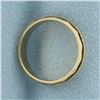 Image 2 : Vintage Banded Wedding Band Ring in 14k Yellow Gold
