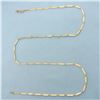 Image 1 : 20 Inch Bar Link  Necklace in 18k Yellow Gold