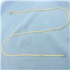 Image 1 : Reversible 20 Inch Herringbone Link Chain Necklace in 14k Yellow Gold