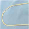 Image 2 : Reversible 20 Inch Herringbone Link Chain Necklace in 14k Yellow Gold