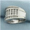 Image 2 : Bar Set Diamond Ring in 10k White Gold
